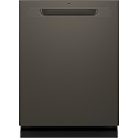 Ge(R) Energy Star(R) Fingerprint Resistant Top Control With Stainless Steel Interior Dishwasher With Sanitize Cycle