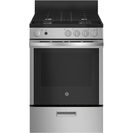 24" Free Standing Gas Range