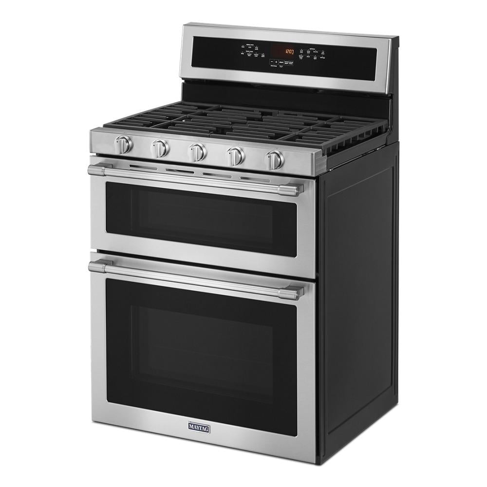 Maytag MGT8800FZ 30Inch Wide Double Oven Gas Range With True