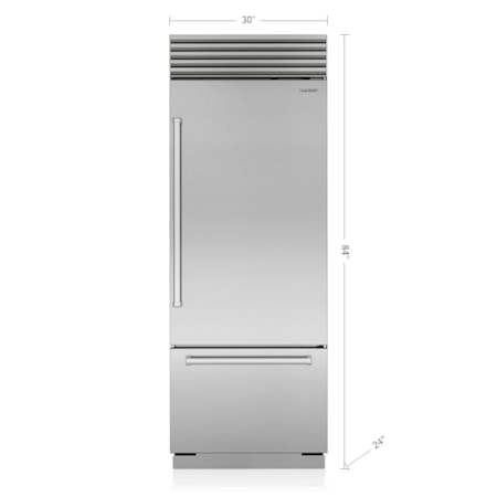 Sub-Zero Bottom Mount Refrigerator