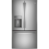 Ge Profile(Tm) Series Energy Star(R) 22.1 Cu. Ft. Counter-Depth Fingerprint Resistant French-Door Refrigerator With Hands-Free Autofill