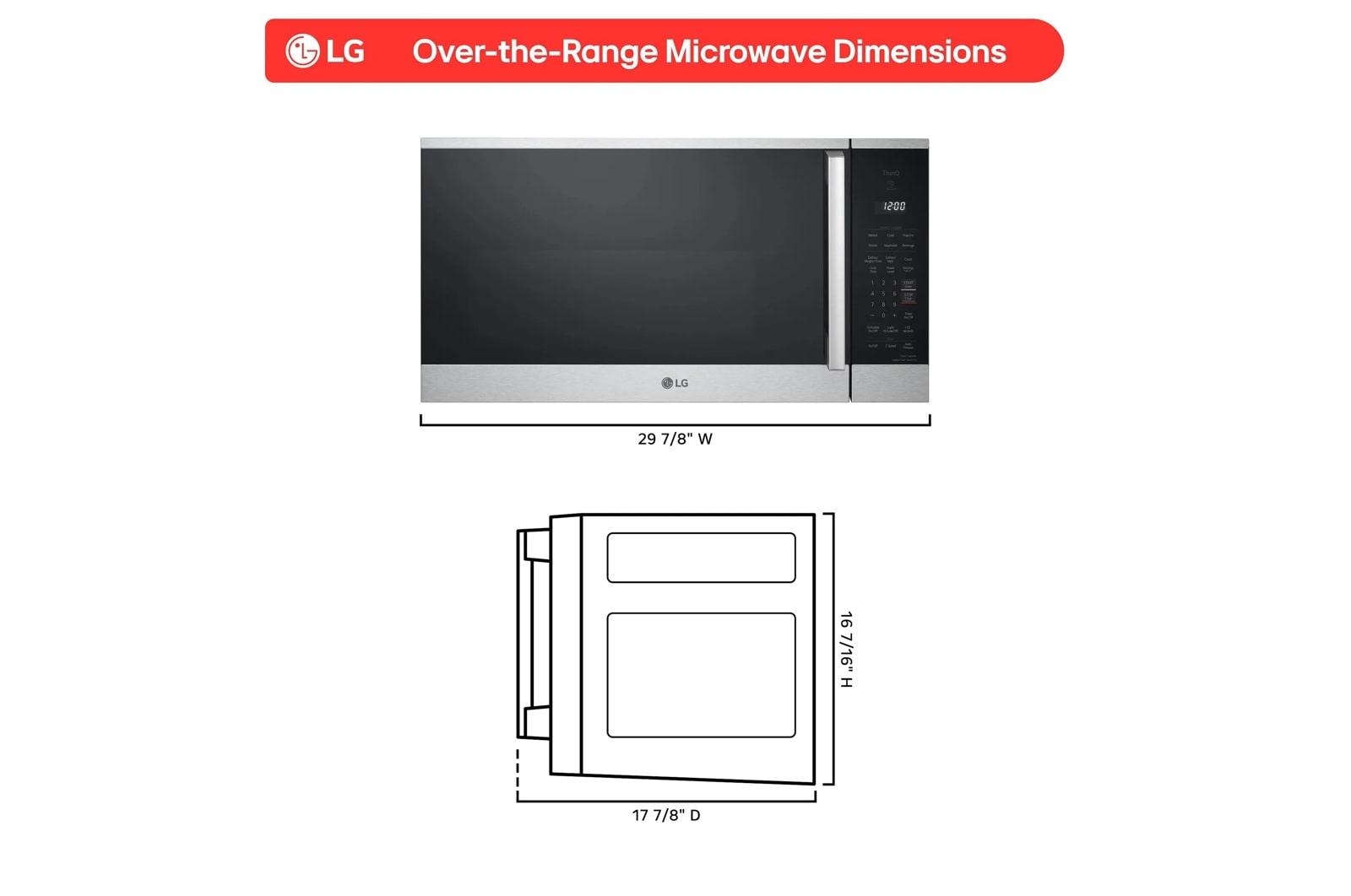LG Microwave Over The Range Microwave