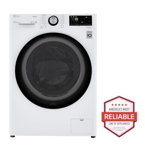 2.4 Cu. Ft. Smart Wi-Fi Enabled Compact Front Load All-In-One Washer/Dryer Combo With Built-In Intelligence