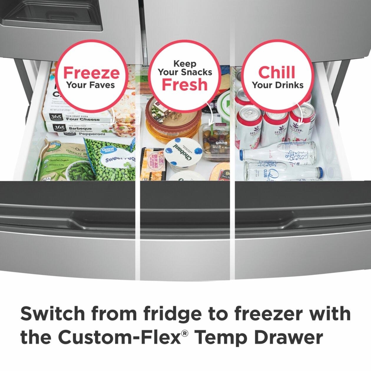 Frigidaire Refrigerators French Door Freestanding Refrigerator