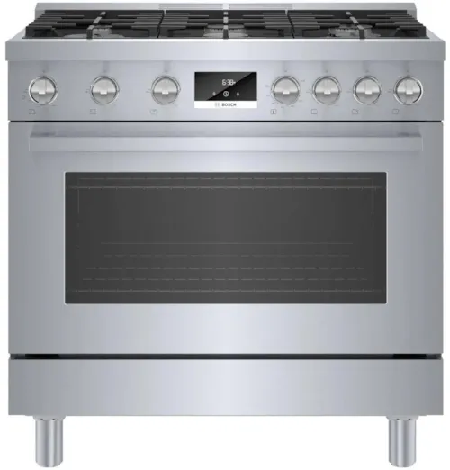 800 Series, Dual Fuel Freestanding Range, 36'', Stainless Steel