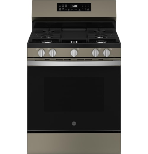 Ge® 30" Free-Standing Gas Convection Range With No Preheat Air Fry And Easywash™ Oven Tray