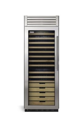 30" Built-In Wine Column, Dual Zone, Left-Hand Hinge