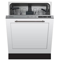 24In Dishwasher Overlay 48Dba Top Control 6 Cycle, Beam On Floor