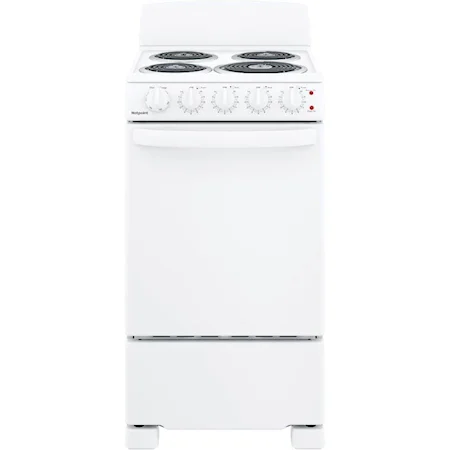 Hotpoint(R) 20" Electric Free-Standing Front-Control Electric Range