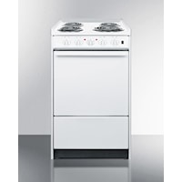 20" Wide Electric Coil Top Range