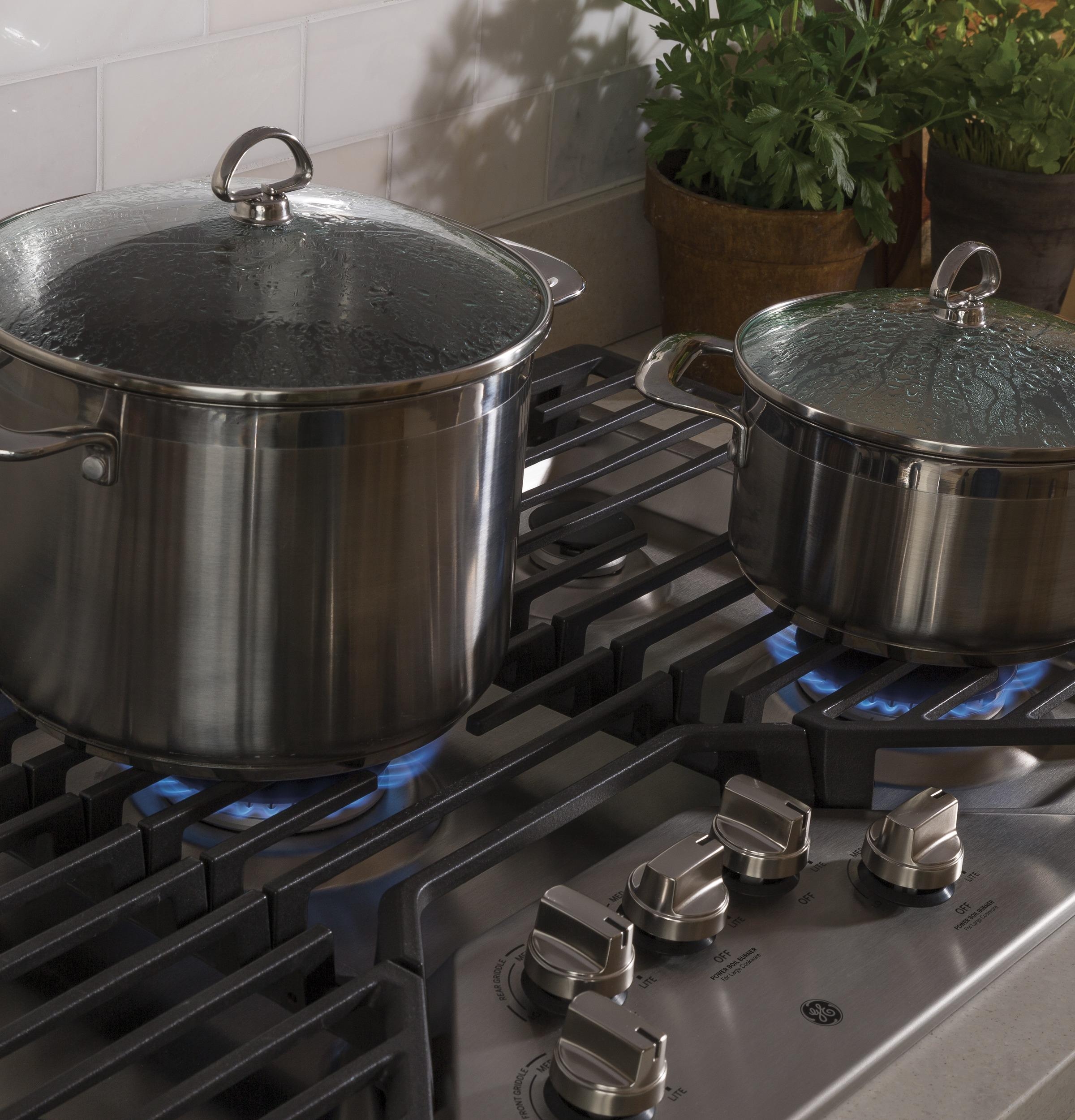 GE Appliances Cooktop Built-In Stainless Steel Gas Cooktop