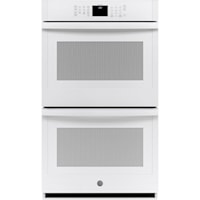 Ge(R) 30" Smart Built-In Self-Clean Double Wall Oven With Never-Scrub Racks