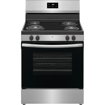 30" Freestanding Coil Electric Range