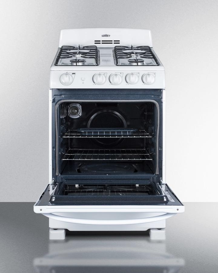 24" Free Standing Gas Range