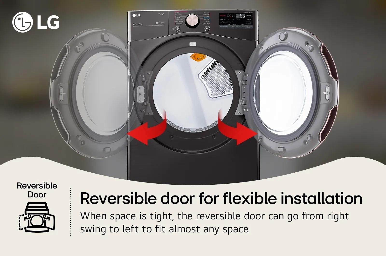 LG Laundry LG Appliances Front Load Electric Dryer