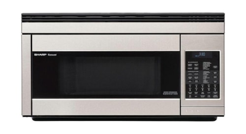 Sharp Appliances 1.1 Cu. Ft. Stainless Steel Over-The-Range Convection Microwave Oven