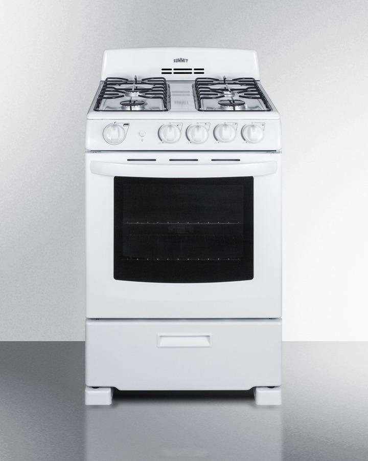 24" Free Standing Gas Range