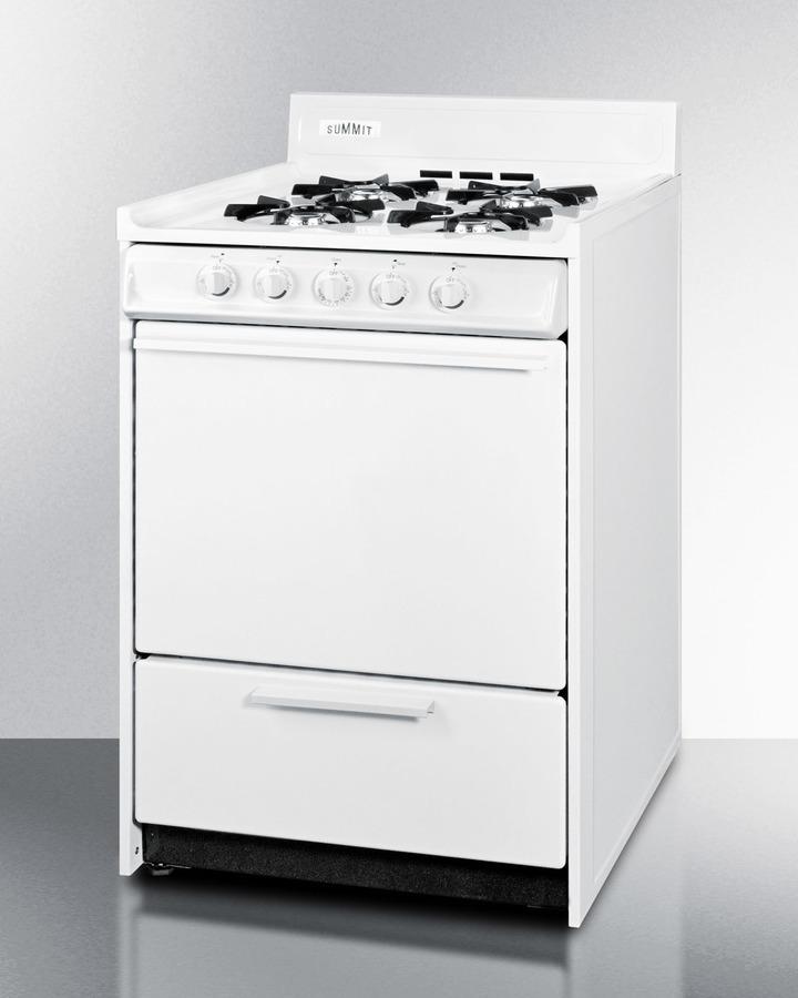 24" Free Standing Gas Range