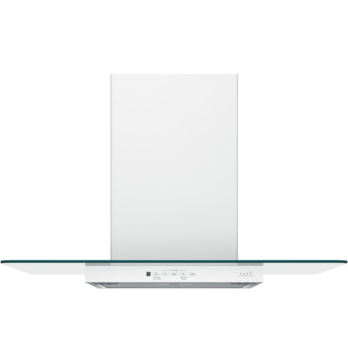 Caf(Eback)™ 30" Wall-Mount Glass Canopy Chimney Hood