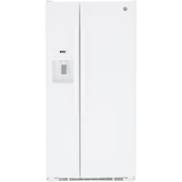 Ge(R) Energy Star(R) 23.0 Cu. Ft. Side-By-Side Refrigerator