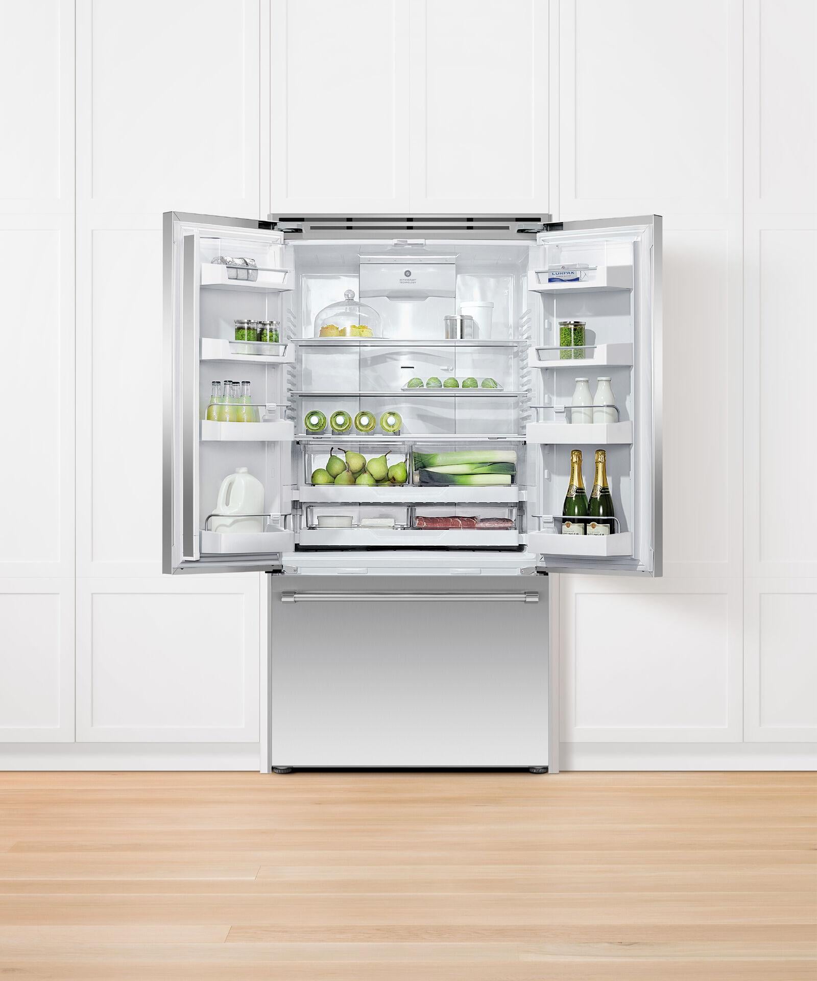 Fisher and Paykel Refrigerators French Door Freestanding Refrigerator