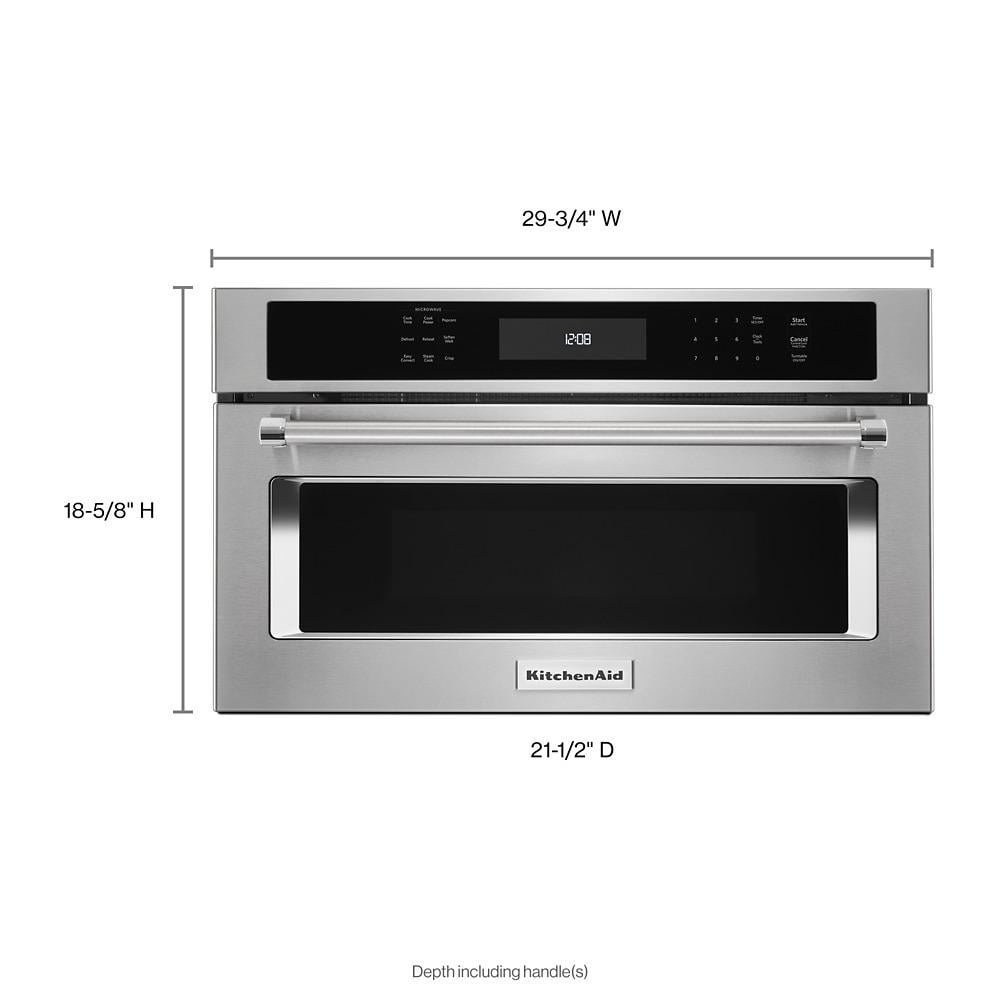 KitchenAid KMBP100ESS 30" Built In Microwave Oven with Convection