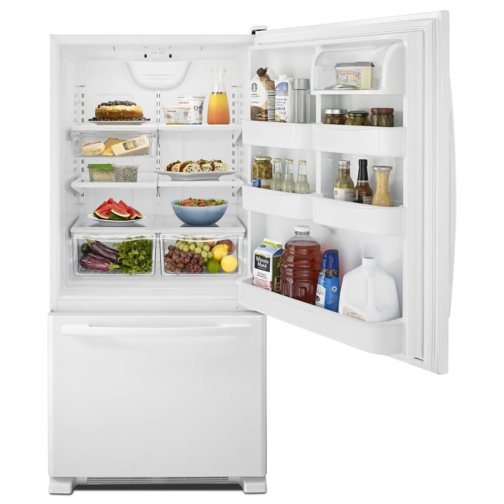 Amana ABB1921BRW 29inch Wide BottomFreezer Refrigerator with Garden Fresh(TM) Crisper Bins