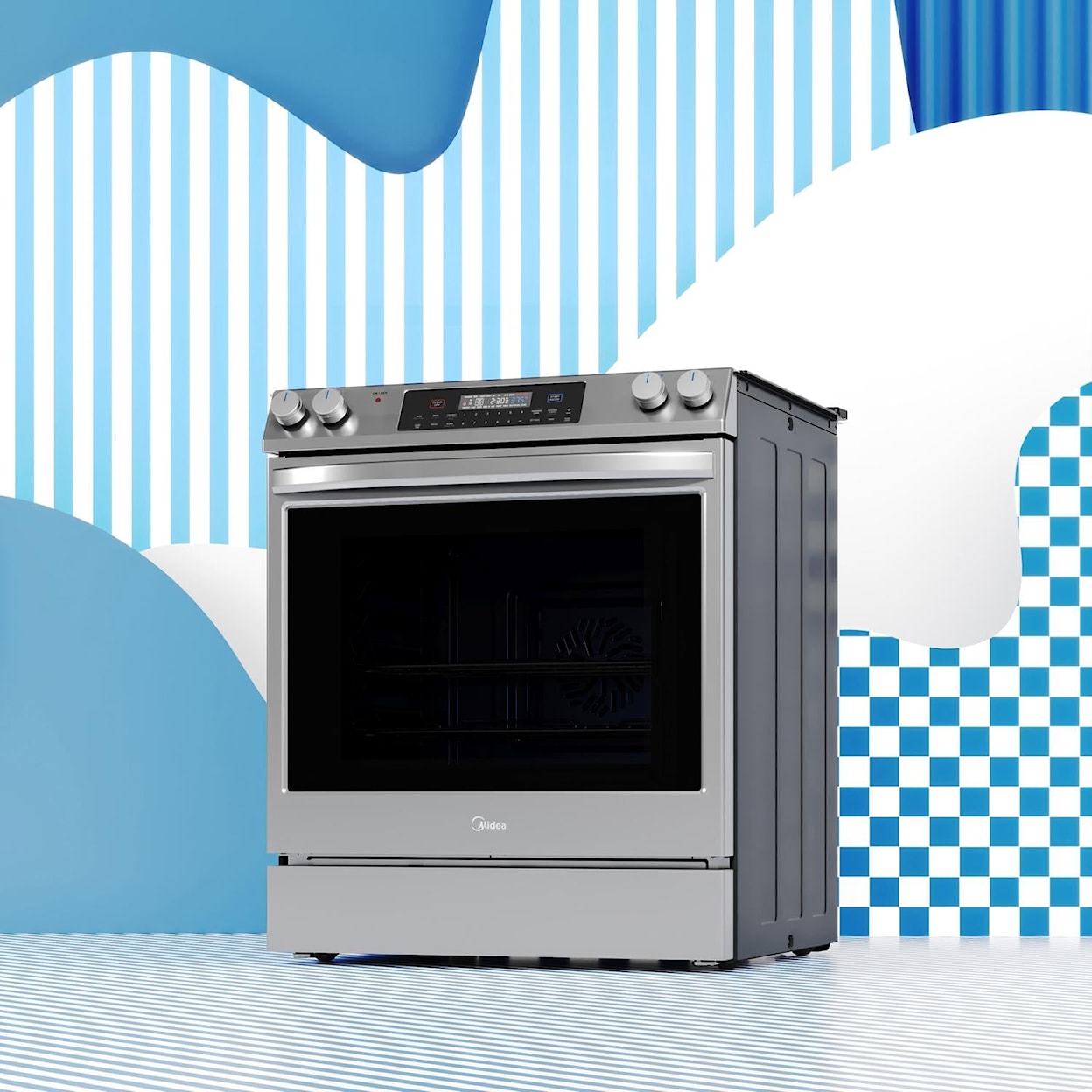 Midea Electric Ranges Slide In Electric Range