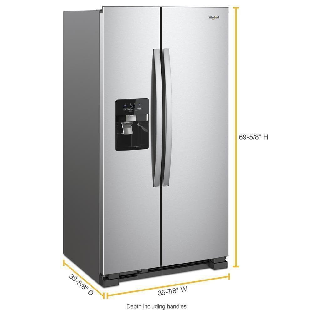 Whirlpool Refrigerators Side By Side Freestanding Refrigerator