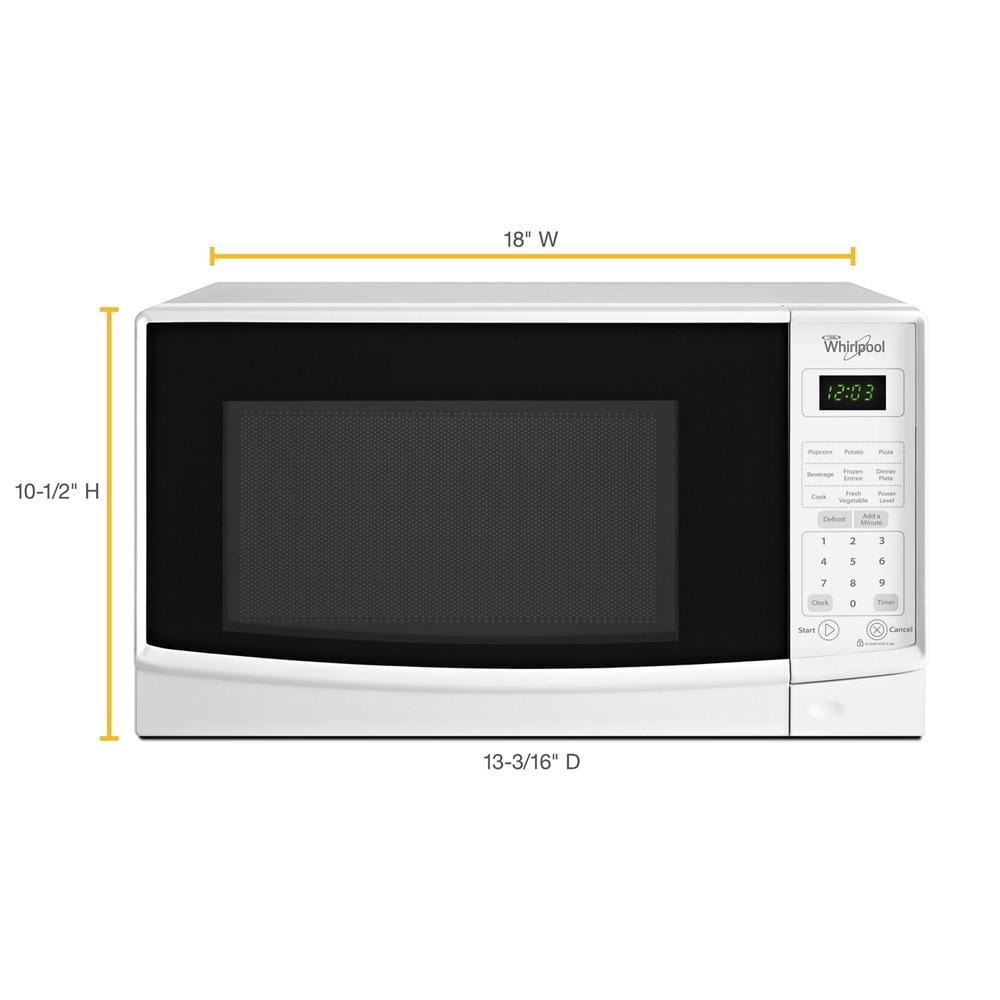 Whirlpool WMC10007AW 0.7 cu. ft. Countertop Microwave with Electronic