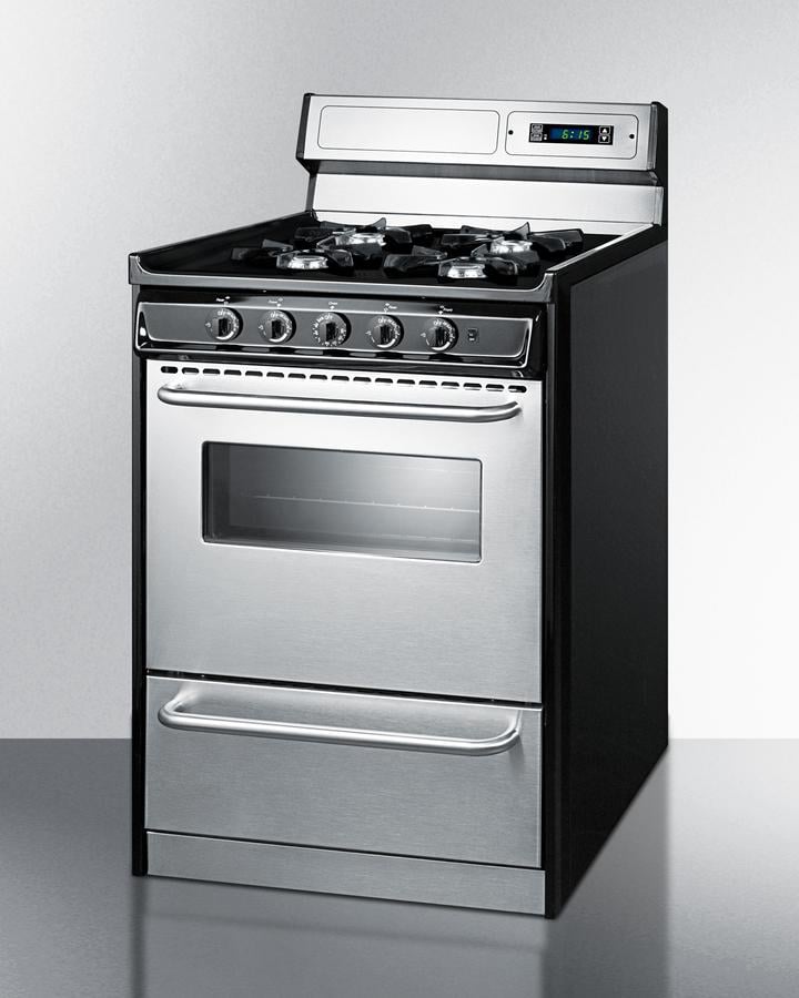 24" Free Standing Gas Range
