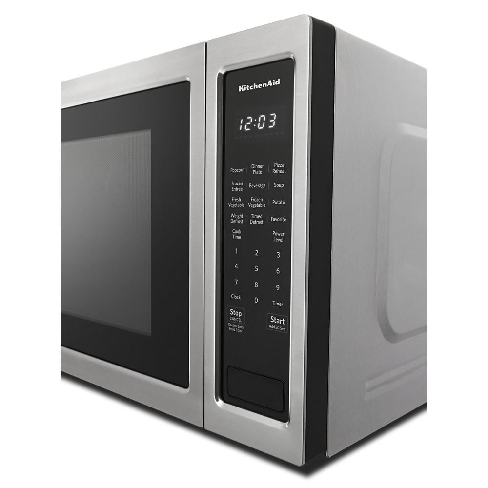 KitchenAid KMCS3022GSS 24" Countertop Microwave Oven 1200 Watt