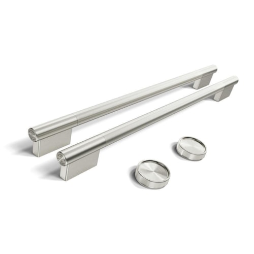 Stainless Steel Handle And Knob Hardware Accessory Kit For Kitchenaid® 30" Double Wall Oven & Microwave Combo