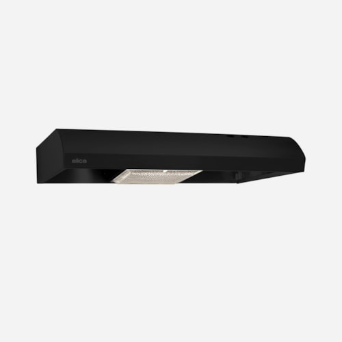 Fusaro Black Undercabinet Range Hood 30" Wide - 190Cfm