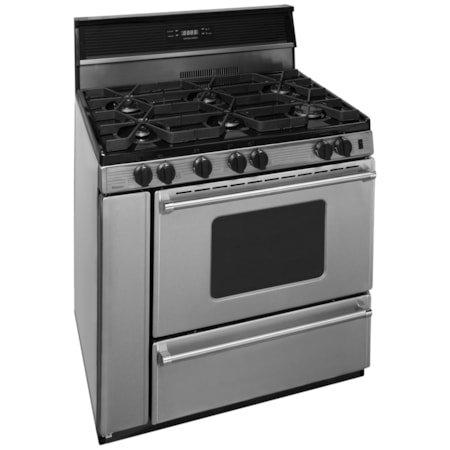 36" And Larger Free Standing Gas Range