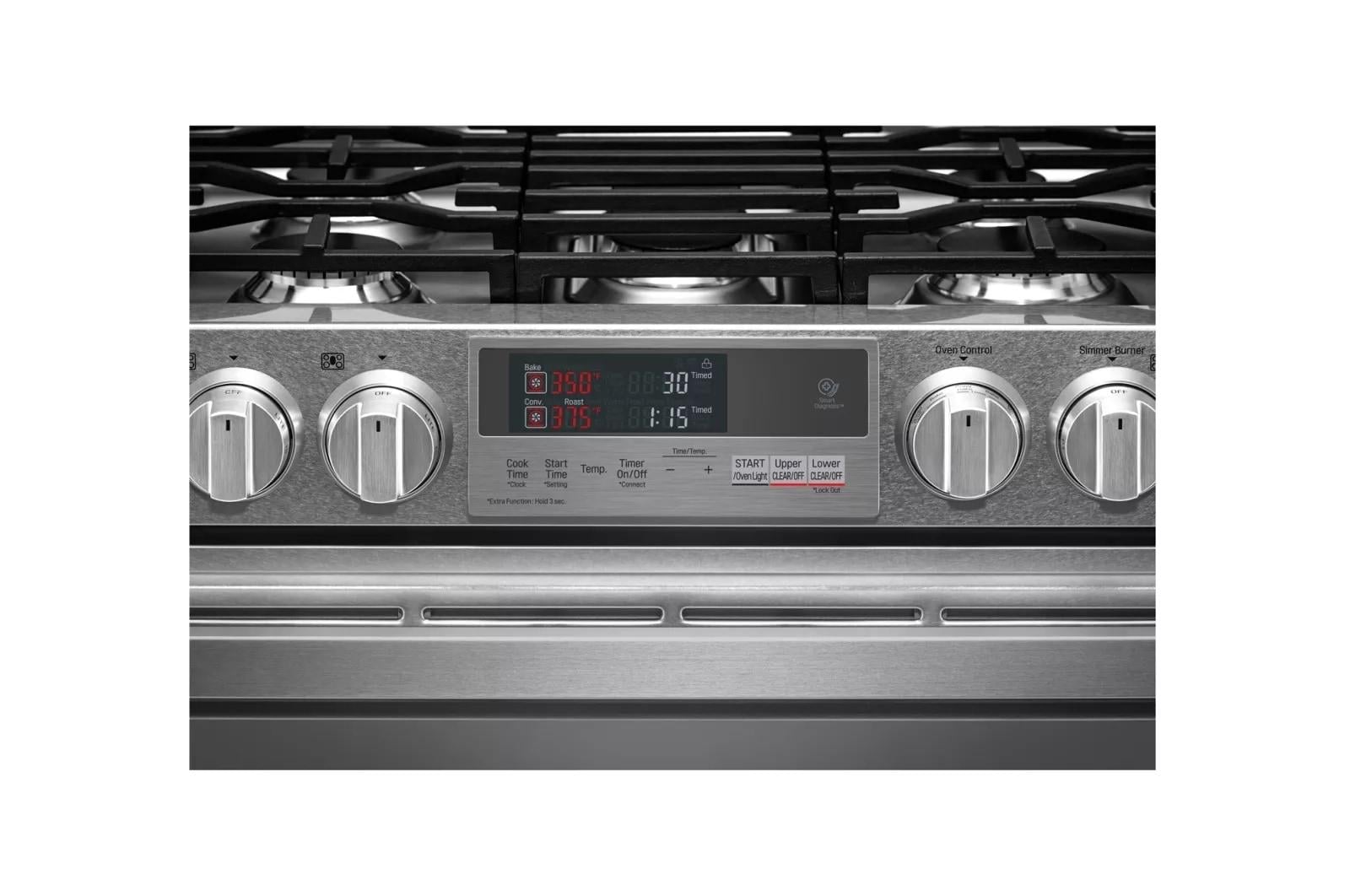 LG Gas Ranges LG Dual Fuel Double Oven