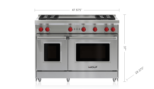 Wolf Gas Ranges 36" And Larger Free Standing Gas Range