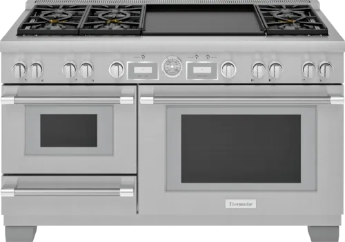 Prd606wesg Dual Fuel Professional Range 60'' Pro Grand® Commercial Depth