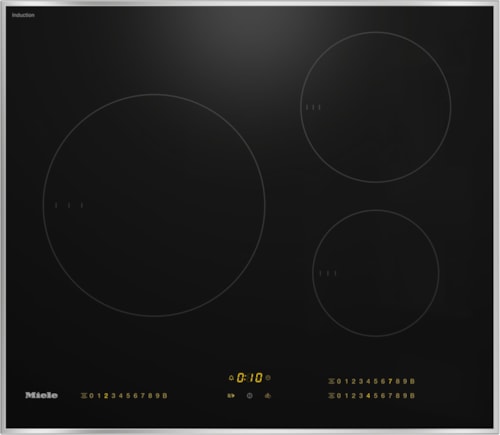 Km 7720 Fr - 24-Inch Induction Cooktop, Operated With Its Own Controls With 3 Round Cooking Zones