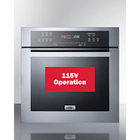 24" Wide Electric Wall Oven, 115v