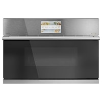 Caf(eback)(TM) 30" Smart Five in One Wall Oven with 240V Advantium(R) Technology in Platinum Glass