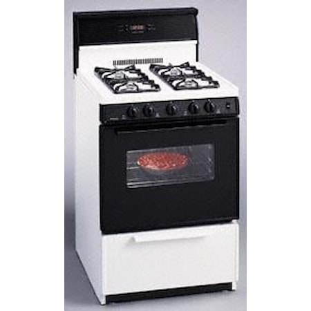 24" Free Standing Gas Range