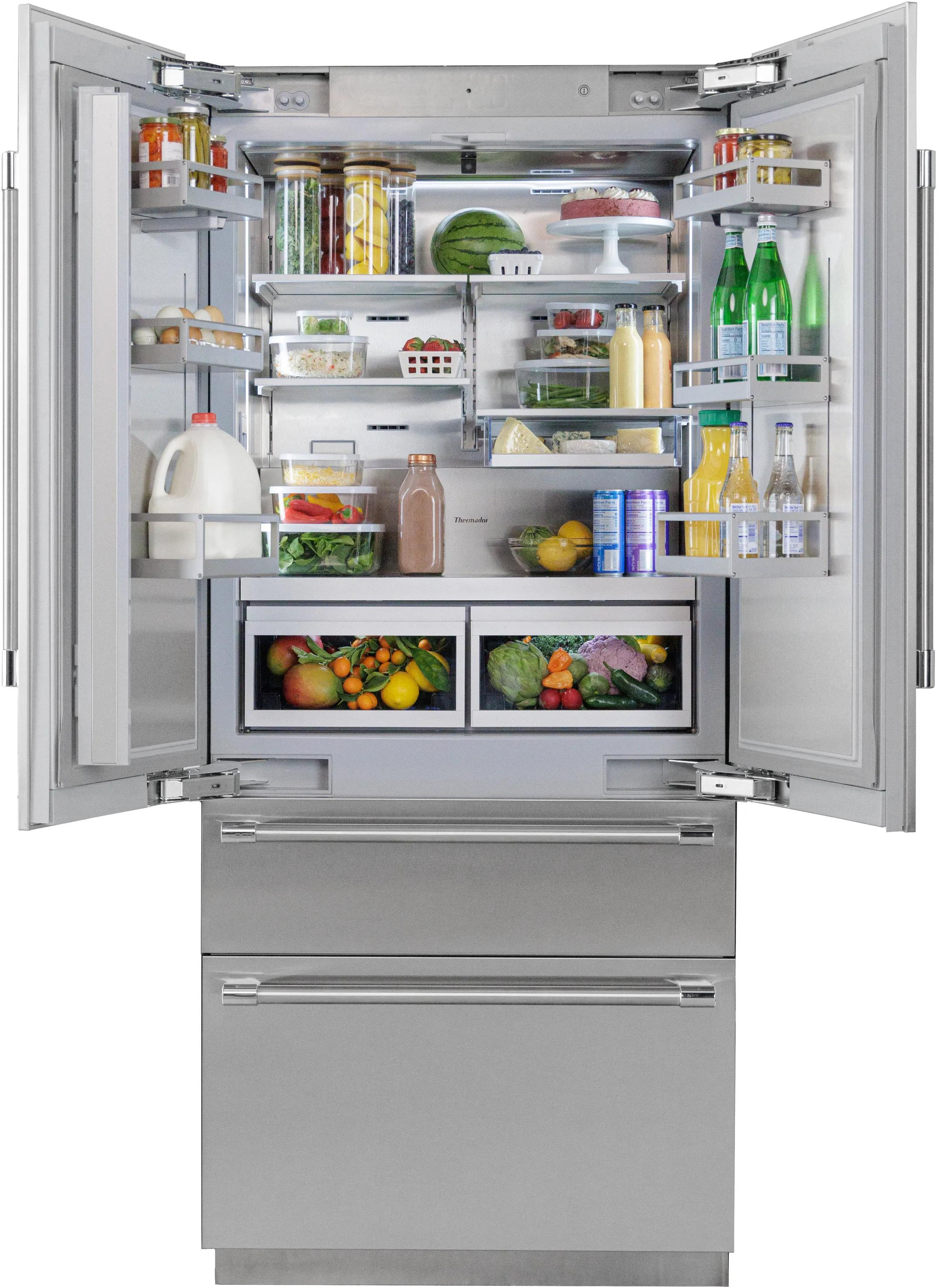 French Door Built In Refrigerator