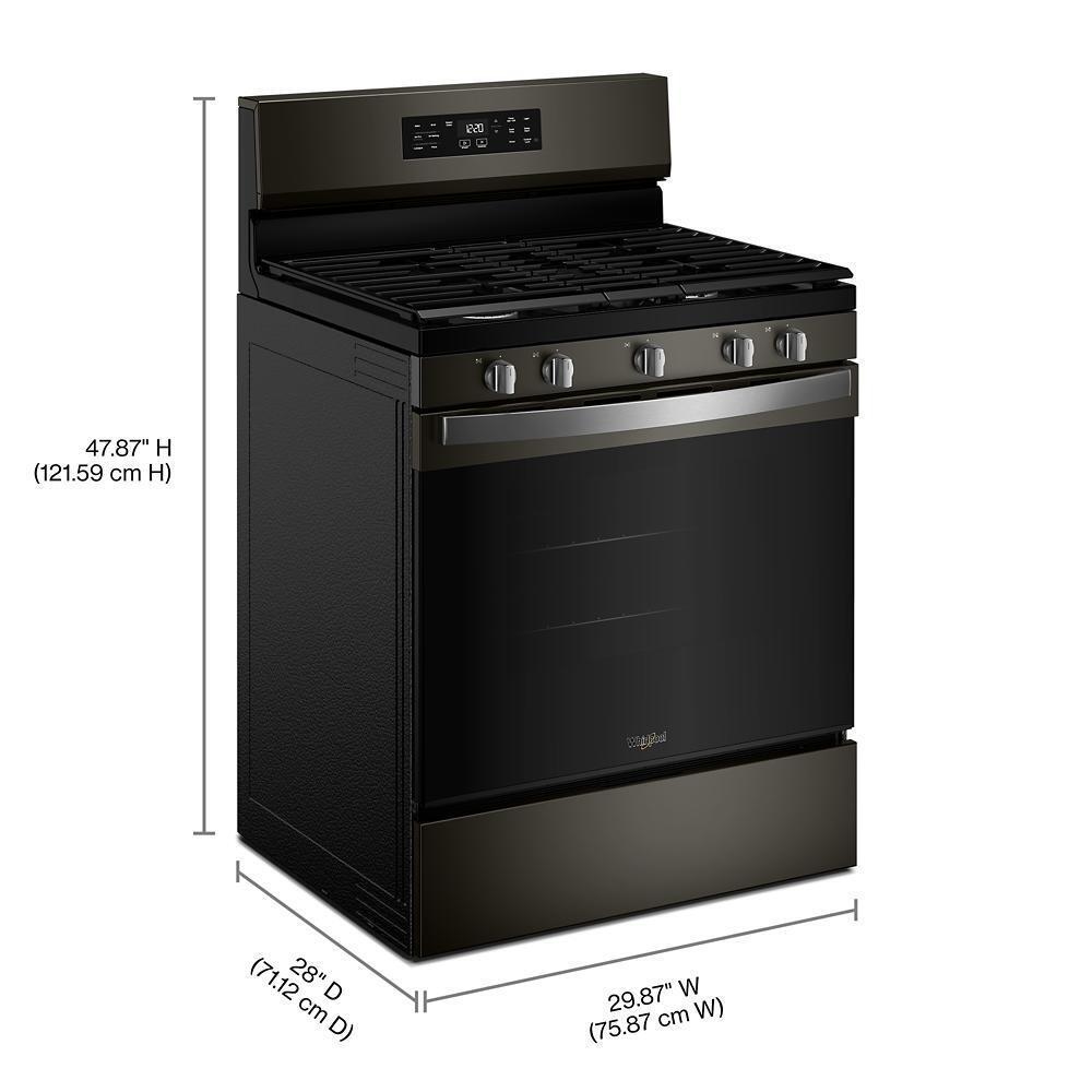Whirlpool Gas Ranges 30" Free Standing Gas Range