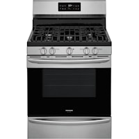 Frigidaire Gallery 30" Freestanding Gas Range With Steam Clean