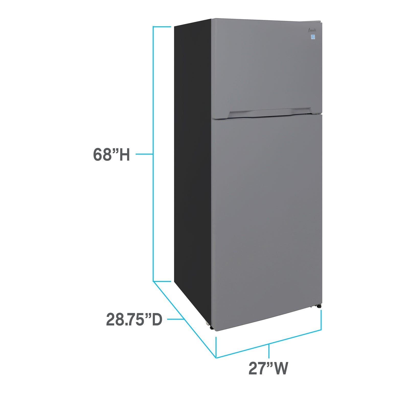 Avanti Top Freezer Freestanding Refrigerator
