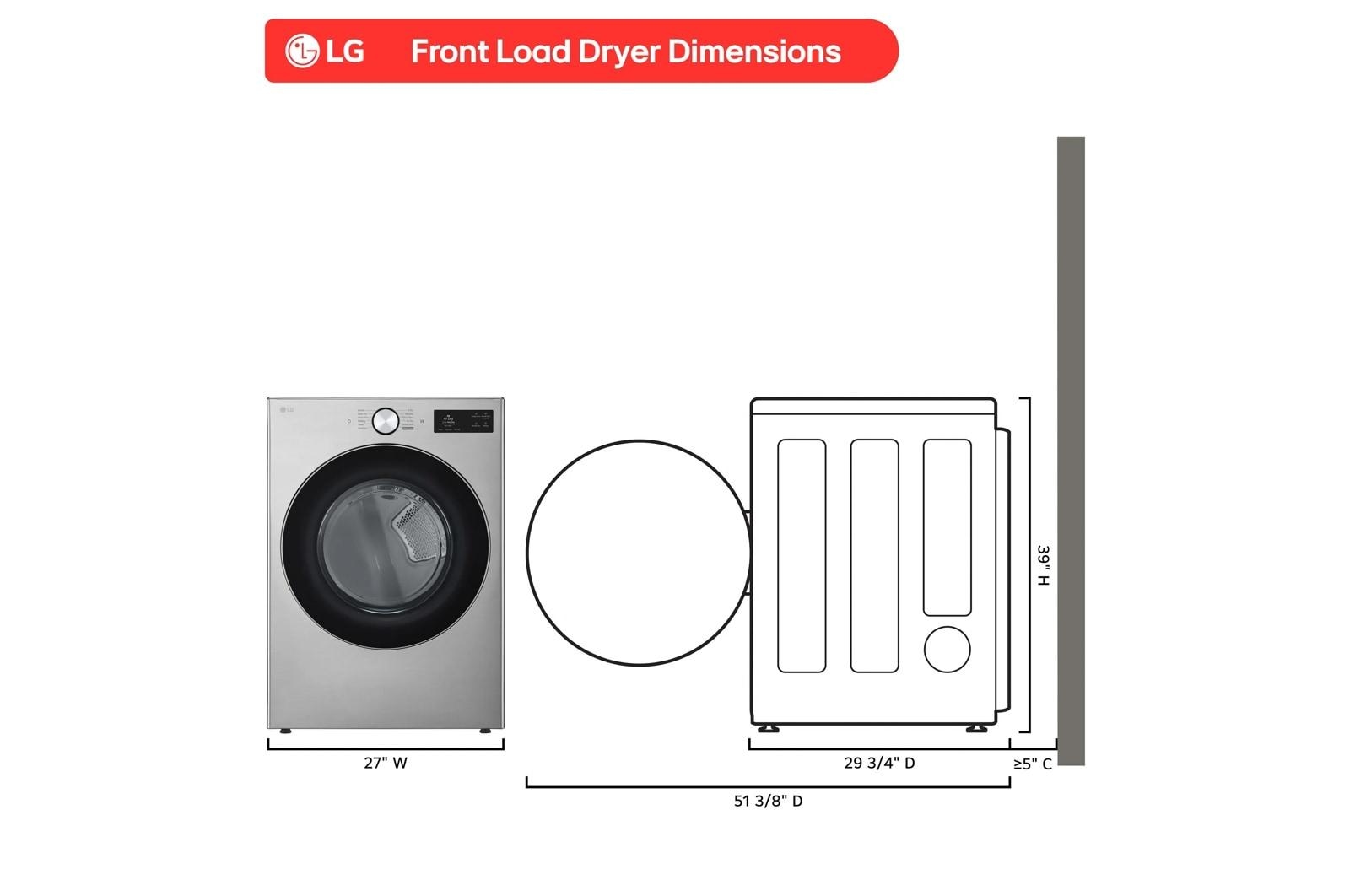Front Load Gas Dryer