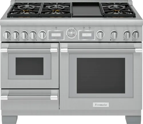 Prd48wdsgu Dual Fuel Professional Range 48'' Pro Grand® Commercial Depth