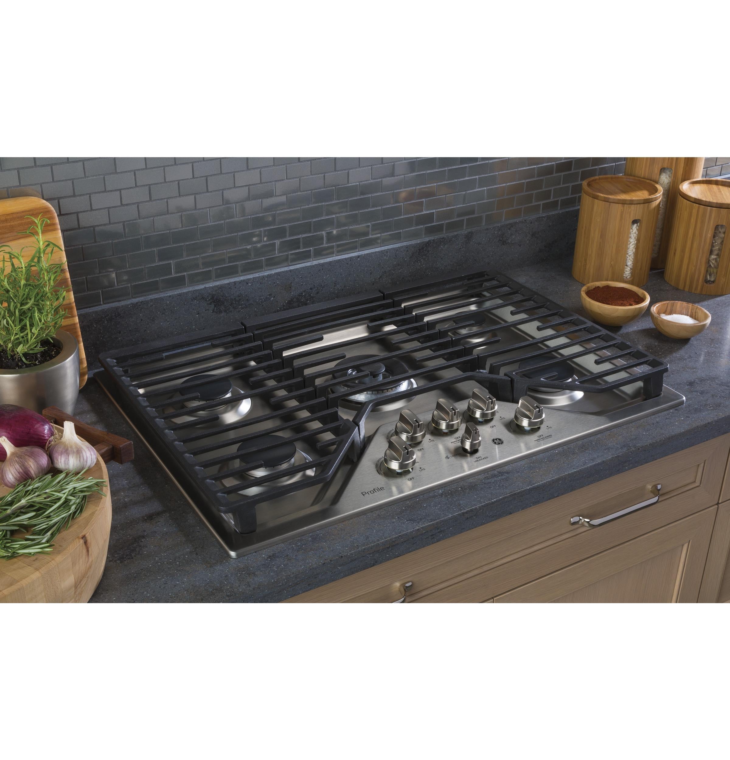 GE Appliances Cooktop Edge-to-Edge Gas Cooktop