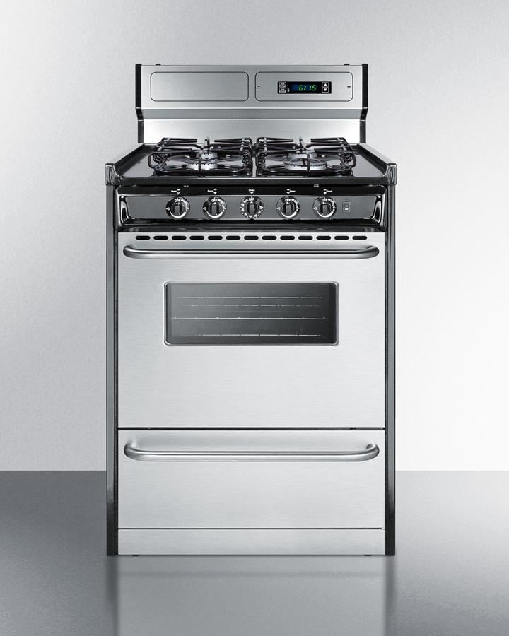 24" Free Standing Gas Range